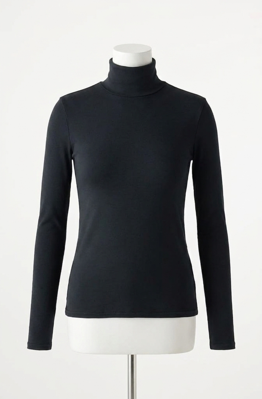 NEW AMO reese long sleeve tee in black